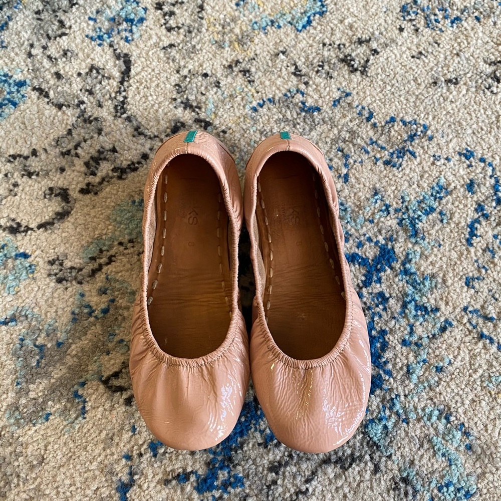 Tieks Blush Patent Size 8